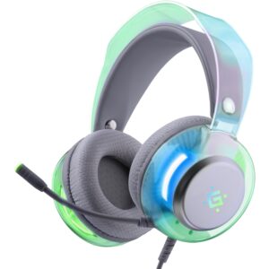 Гарнітура Defender Glitch, USB, RGB,  2м, White