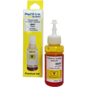 Чернила Premium Quality Epson 664Y 70мл Yellow (70264881)
