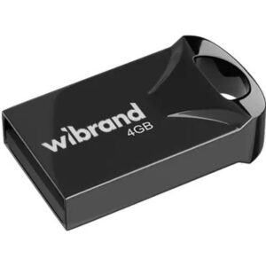USB флеш накопитель Wibrand 4GB Hawk Black USB 2.0 (WI2.0/HA4M1B)