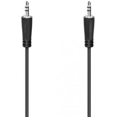 Кабель мультимедийный 3.5 mm Jack - 3.5 mm Jack Stereo 3 m Black Hama (00205115)