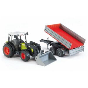Спецтехника Bruder Трактор Nectis 267 F с погрузчиком и прицепом, М1:16 (02112)