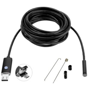 Бороскоп эндоскоп MicroUSB камера 640x480 5.5мм кабель 10м Android Windows
