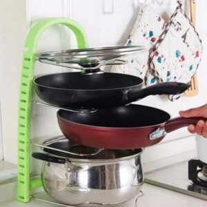 Подставка для сковородок, крышек, тарелок, кастрюль (Зеленый)