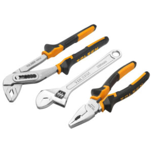 Набор инструментов Tolsen плоскогубцы 180мм, передвижные плоскогубцы 250 мм, регулируемый ключ 8" (10403)