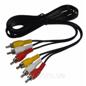 Кабель 3RCA-3RCA 1.2 м