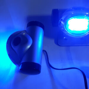 Подсветка-фонарь наружная KL-26 2x7LED Blue овал (пара)