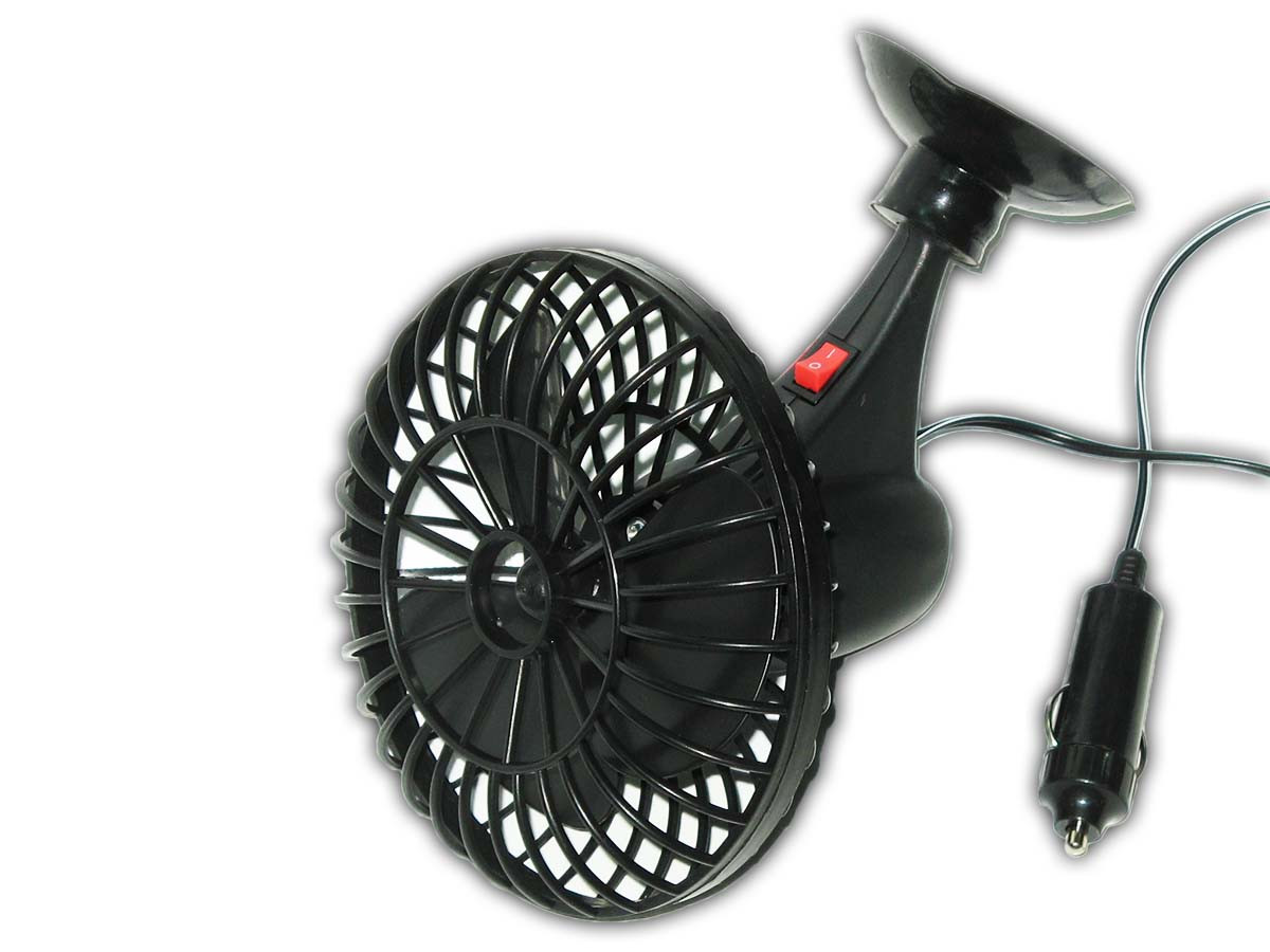 Вентилятор 5" ВН.12.530 на присоске 12V