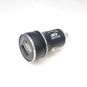 Зарядное устройство 2USB 4.8A быстрая зарядка (5-10мин) черное 12V