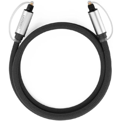 Кабель мультимедийный Optical Toslink 1.5m AV108 black Ugreen (10542)
