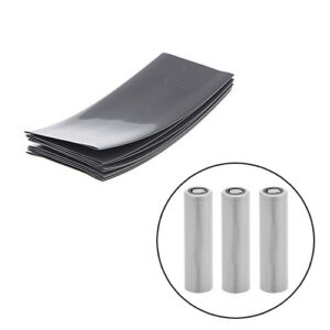 Термоусадочная пленка 100шт термоусадка для аккумуляторов 18650 серая, набор