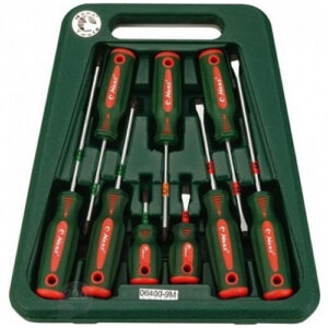 Набор отверток 9 пред. шлиц и крест в пластике HANS (06400-9M)