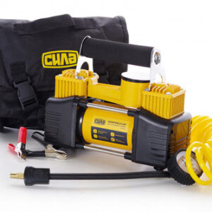 Компресор Сила 900409 150psi/25Amp/85л/шланг/клеми/2цил