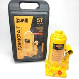 Домкрат гідравлічний  5т в валізі СИЛА 271025 (200-405мм)