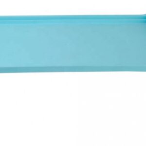 Подставка пластиковая для ноутбука на ножках с подстаканником (голубой)