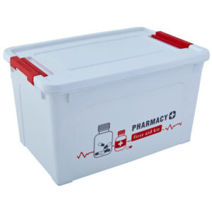 Контейнер для хранения Алеана Смарт-бокс с зажимом Аптечка 7.9 л (127009)