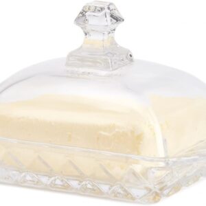 Масленка Грация Стеклянная 9,5*10*16 см