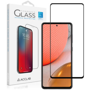 Стекло защитное ACCLAB Full Glue Samsung A72 Black (1283126510557)