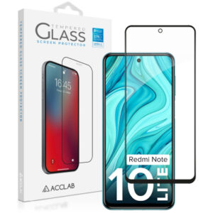 Стекло защитное ACCLAB Full Glue Xiaomi Redmi Note 10 Lite Black (1283126517938)
