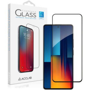 Стекло защитное ACCLAB Full Glue Xiaomi Poco M6 Pro Black (1283126589775)
