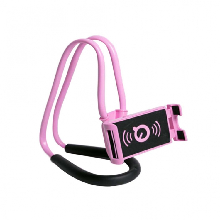 Держатель универсальный на шею для телефона Phone Holder Pink