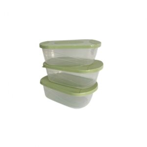 Набор судочков из пищевого пластика 3шт 16см