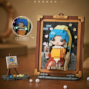 Конструктор LOZ Объемная картина Девушка с жемчужной серьгой (1287)