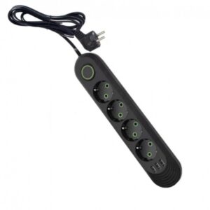 Сетевой фильтр-удлинитель 4 розеток 3USB 2500W 4 метра