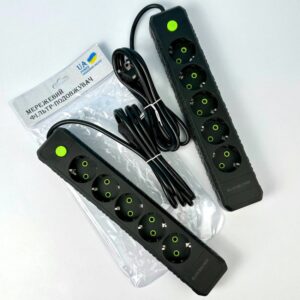 Сетевой фильтр-удлинитель 5 розеток 2500W 6м