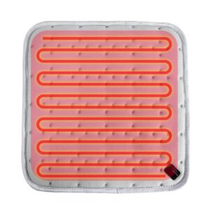 Usb подушка с подогревом на стуло или кресло в автомобиль 3 режима 45см с таймером отключения