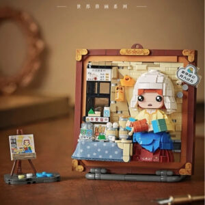 Конструктор LOZ Объемная картина Служанка с кувшином молока (1289)