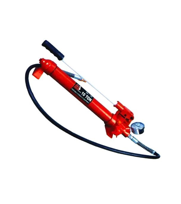 Насос гідравлічний зі шлангом з манометром 10 тонн T71001B1