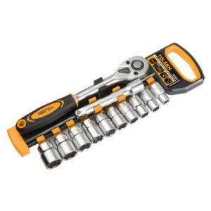 Набор инструментов Tolsen "ПРОФІ" головок торцевых 1/2" 12 предм. (15152)