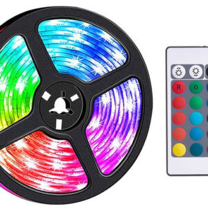 Стрічка світлодіодна LED RGB HOCO DL30 з пультом 4м, чорна