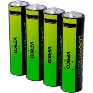 Аккумулятор Verico AA USB Type-C 1700mAh 1.5V Li-ion * 4 (LoopEnergy) (1UDBT-A1WEAC-NN)