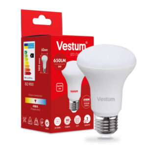Лампочка Vestum LED R63 8W 4100K 220V E27 (1-VS-1403)
