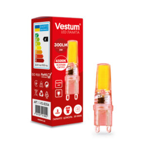 Лампочка Vestum LED COB G9 3W 4500K 220V (1-VS-8304)