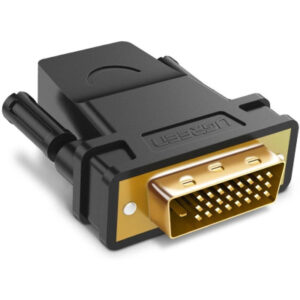 Переходник DVI 24+1 M to HDMI F black Ugreen (20124)