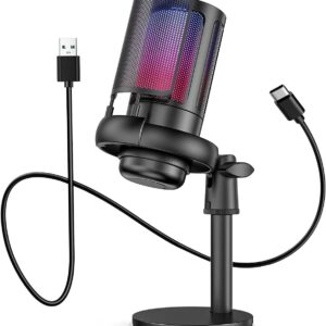 Мікрофон ігровий Gaming Microfone 8765 з фільтром, чорний