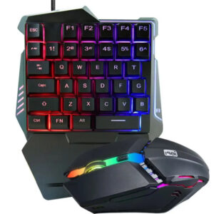 Набір 2 в 1 ігрова клавіатура та мишка 198I G506, чорний