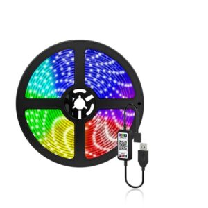 Стрічка на світлодіодах RGB Xtrike Me HT-5050 USB, 5 м, чорна