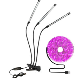 Набір 2 в 1 фітолампа Plant Grow Light 8075, фітострічка 2 м 9439