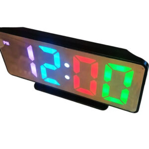 Годинник настільний VST-888H з RGB-підсвіткою, чорний