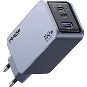 Зарядное устройство Ugreen 3xUSB 100W (2xUSB-C+USB-A) Gan Nexode Pro X757 (25874)