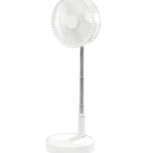 Вентилятор акумуляторний телескопічний USB, білий 6196
