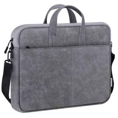 Сумка для ноутбука Defender 15.6" Solid PU gray (26088)