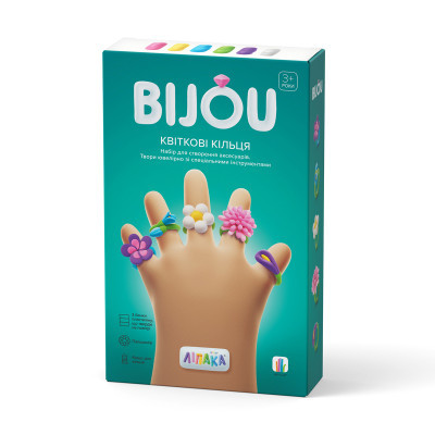 Набор для творчества Lipaka пластилина – Бижутерия: Цветочные Кольца (31001-UA01)