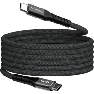 Дата кабель USB-C to USB-C 1.2m Magnetic 100W black Verbatim (31863)