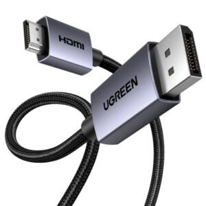 Кабель мультимедийный DisplayPort M to HDMI M 3.0m V2.0 4K30Hz DP125 black Ugreen (35843)