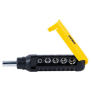 Отвертка Sigma с реверсом + насадки торцевые и биты 1/4" 13шт CrV (4001931)