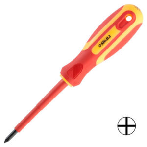 Отвертка Sigma диэлектрическая крестовая PH1x80мм 1000В CrV (4008141)